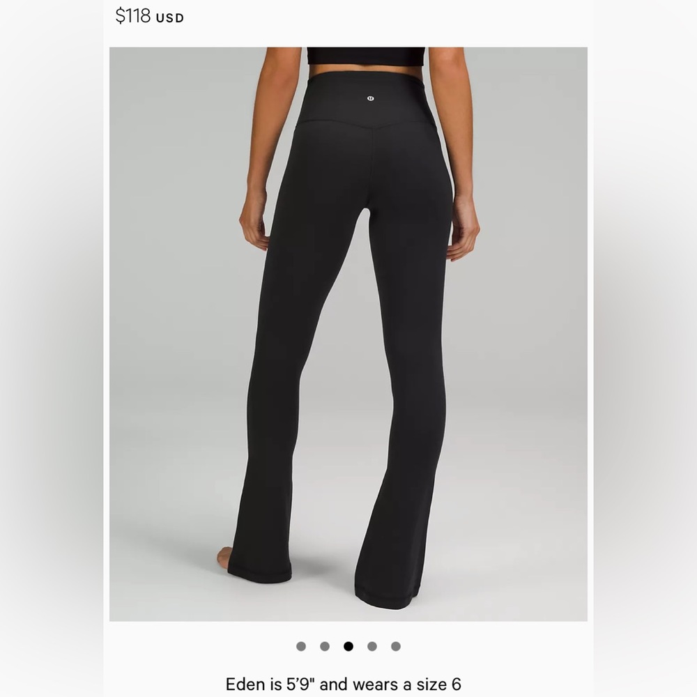 Lululemon High rise align mini flared pant🍋